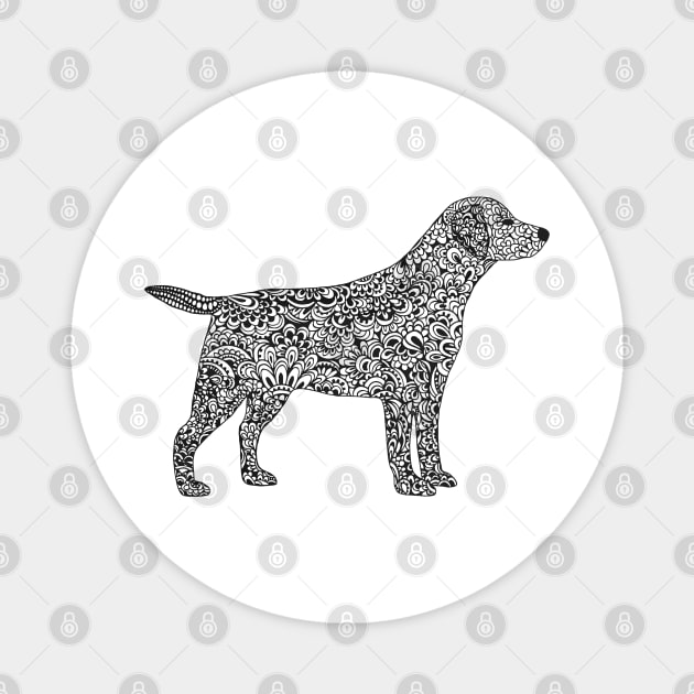 Labrador Magnet by HayleyLaurenDesign